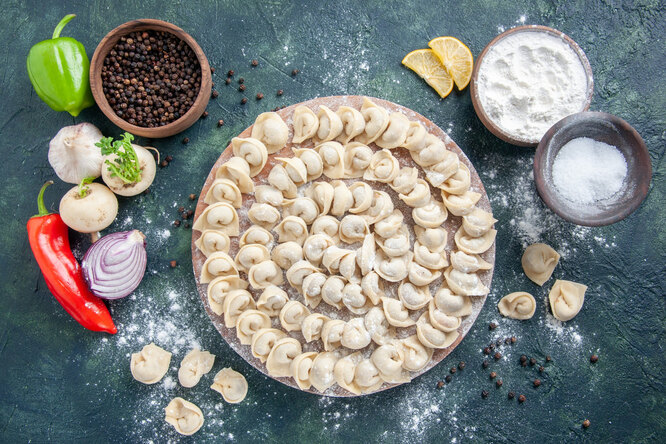 Вкусные домашние пельмени - Пошаговый рецепт с фото. Вторые блюда. Блюда из мяса