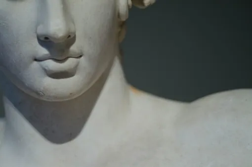Лицо статуи