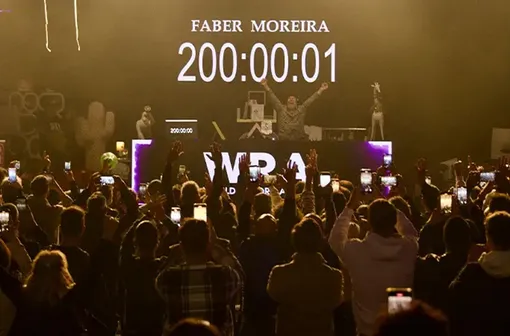 Момент, когда DJ Faber побил предыдущий мировой рекорд