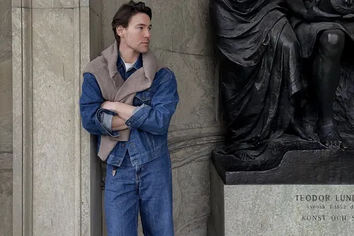 С чем носить мужскую джинсовую куртку: модные образы на весну 2024