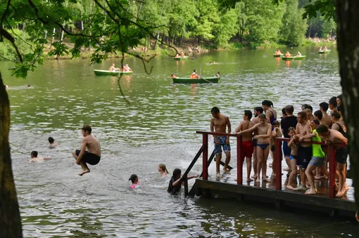 Пляж в Тропарево