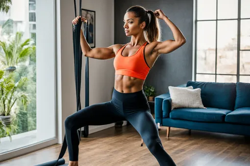3 упражнения с гимнастической резинкой для красивой спины и рельефных плеч: они быстро приведут вас в форму