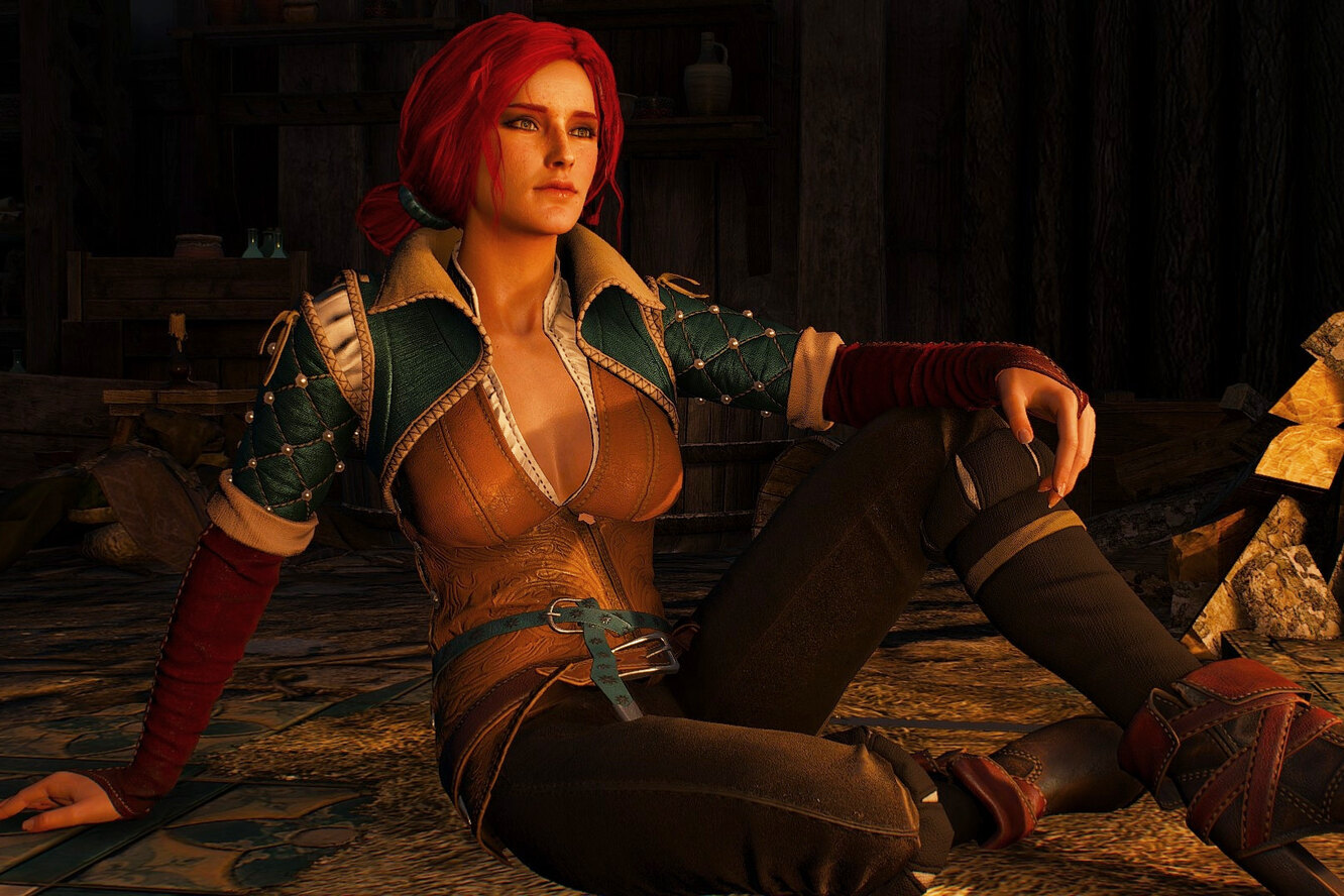 Triss merigold the witcher 3 3d model фото 22