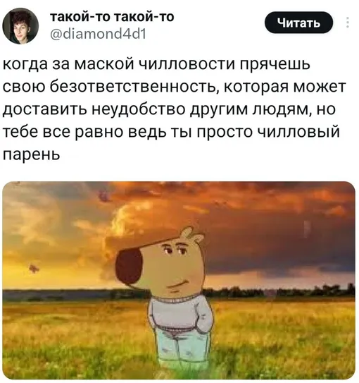 Чилловый парень мем