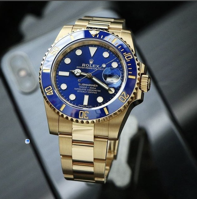 Rolex blue