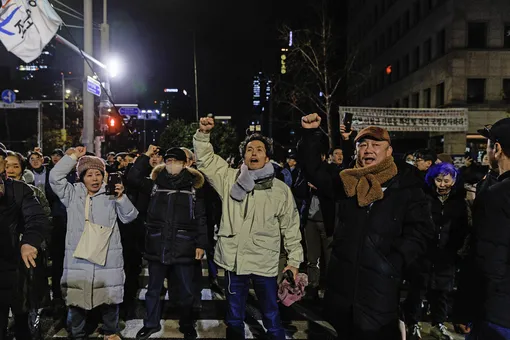 Протесты в Южной Корее